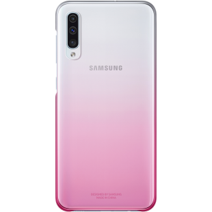 Coque rigide rose et transparente Evolution Samsung pour Galaxy A50 A505