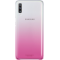 Coque rigide rose et transparente Evolution Samsung pour Galaxy A70 A705