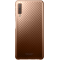 Coque rigide doré et transparente Evolution Samsung pour Galaxy A7 A750 (2018)