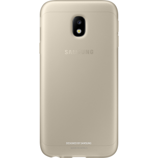 Coque semi-rigide Samsung EF-AJ330TF dorée translucide pour Galaxy J3 J330 2017