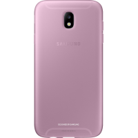 Coque semi-rigide Samsung EF-AJ730TP rose pour Galaxy J7 J730 2017