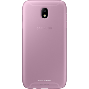 Coque semi-rigide Samsung EF-AJ730TP rose pour Galaxy J7 J730 2017