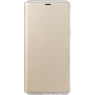 Etui folio Neon Samsung EF-FA530PF doré pour Galaxy A8 A530 2018