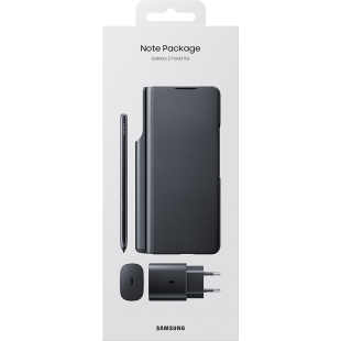 Pack Folio avec S Pen intégré + Chargeur secteur 25W pour Samsung G Z Fold 3 Noir Samsung