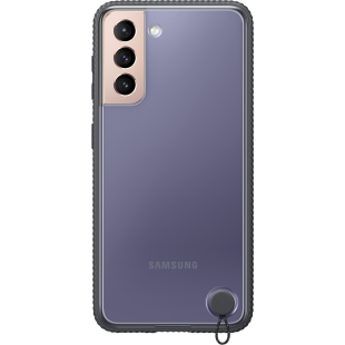 Coque Renforcée Clear Protective Contour Noir pour Samsung G S21 5G Samsung