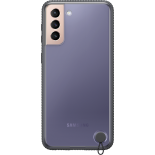 Coque Renforcée Clear Protective Contour Noir pour Samsung G S21+ 5G Samsung