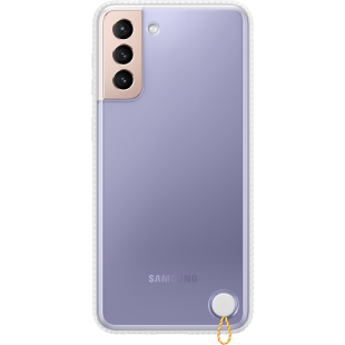 Coque Renforcée Clear Protective Contour Blanc pour Samsung G S21+ 5G Samsung