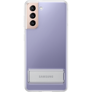 Coque Fonction stand Transparente pour Samsung G S21 5G Samsung