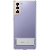 Coque Fonction stand Transparente pour Samsung G S21+ 5G Samsung
