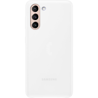 Coque avec affichage LED Blanc pour Samsung G S21 5G Samsung