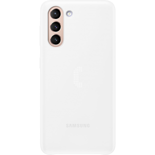 Coque avec affichage LED Blanc pour Samsung G S21 5G Samsung