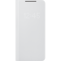 Folio LED View Cover Gris Clair pour Samsung G S21+ 5G Samsung