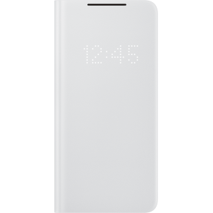 Folio LED View Cover Gris Clair pour Samsung G S21+ 5G Samsung