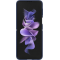 Coque Samsung G Z Flip 3 Silicone avec anneau Bleue Samsung