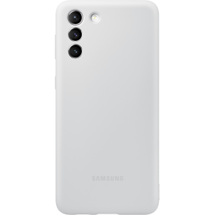 Coque Silicone Gris Clair pour Samsung G S21+ 5G Samsung
