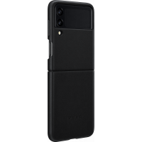 Coque en Cuir pour Samsung G Z Flip 3 Noire Samsung