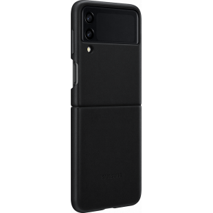 Coque en Cuir pour Samsung G Z Flip 3 Noire Samsung