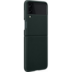 Coque en Cuir pour Samsung G Z Flip 3 Verte Samsung