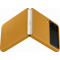 Coque en Cuir pour Samsung G Z Flip 3 Moutarde Samsung