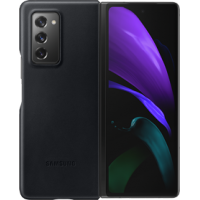 Coque en Cuir pour Samsung G Z Fold 2 Noire Samsung
