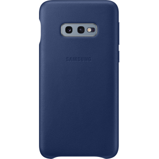 Coque en Cuir pour Samsung G S10E Bleue marine Samsung