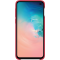 Coque rigide en cuir rouge Samsung EF-VG970LR pour Galaxy S10e G970