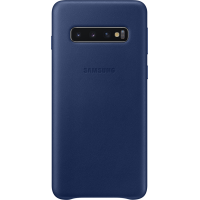 Coque en Cuir pour Samsung G S10 Bleue marine Samsung