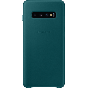 Coque rigide en cuir vert Samsung EF-VG975LG pour Galaxy S10+ G975