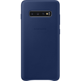 Coque en Cuir pour Samsung G S10 Plus Bleue marine Samsung