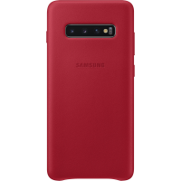 Coque en Cuir pour Samsung G S10 Plus Bordeaux Samsung