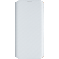Folio Flip Wallet Cover Blanc pour Samsung G A20e Samsung