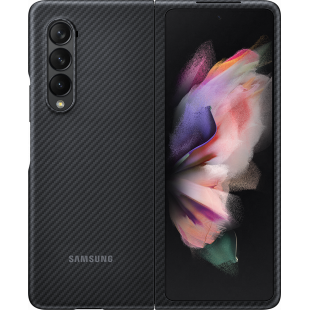 Coque Aramid Fonction stand Noire pour Samsung G Z Fold 3 Samsung