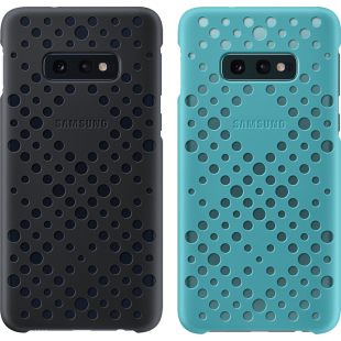 Coque perforée Noire et verte pour Samsung G S10E Samsung