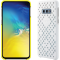 Coques rigides perforées blanche et jaune EF-XG970CW Samsung pour Galaxy S10e