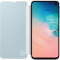 Etui à rabat Clear View Cover Samsung EF-ZG970CW blanc pour Samsung Galaxy S10e 