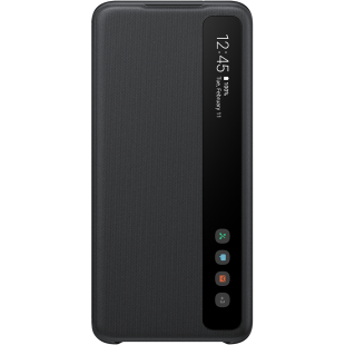 Folio Clear View Cover Noir pour Samsung G S20 Samsung