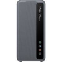 Folio Clear View Cover Gris pour Samsung G S20 Samsung