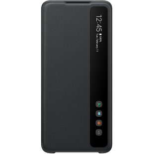 Folio Clear View Cover Noir pour Samsung G S20 Ultra Samsung