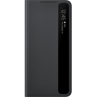 Folio Clear View Cover Noir pour Samsung G S21+ 5G Samsung