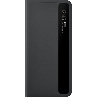 Folio Clear View Cover Noir pour Samsung G S21+ 5G Samsung