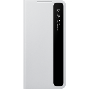 Folio Clear View Cover Gris Clair pour Samsung G S21+ 5G Samsung