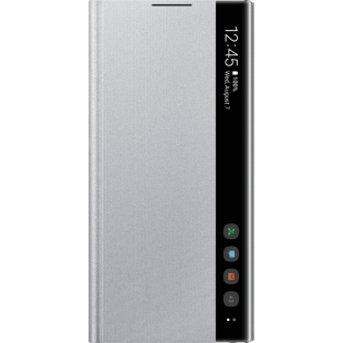 Folio Clear View Cover Argent pour Samsung G Note 10 Samsung