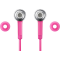 Kit piéton Filaire Jack 3.5mm3 boutons Rose Samsung