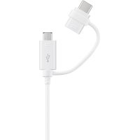 Câble USB A/micro USB & USB C 1,5 m 3A Blanc Samsung