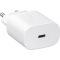 Chargeur maison 25W Power Delivery + Câble USB C/USB C Blanc Samsung