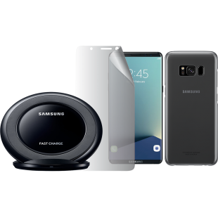 Pack de charge et de protection noir Samsung pour Galaxy S8 G950 