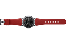 Bracelet en silicone rouge ET-YSU76MR Samsung pour Gear S3