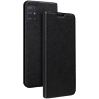 Etui folio noir pour Samsung Galaxy A7 A750 2018