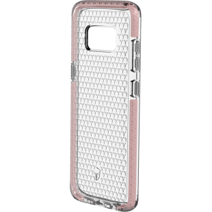 Coque Renforcée LIFE Garantie à vie Contour Rose pour Samsung G S8 Force Case