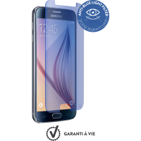 Protège écran Samsung G S6 Anti Lumière Bleue Garanti à vie Force Glass